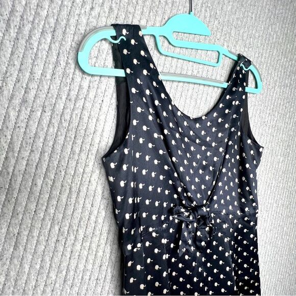 Vintage Moschino Dress Cheap & Chic Barbie Head Print Navy Wiggle Dress Rare - Picture 7 of 13